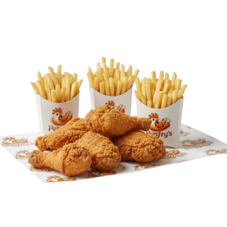 Perifry's 6Pcs Chicken 3 Fries