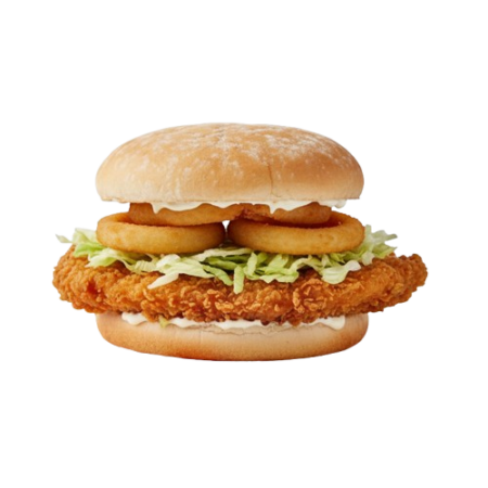 Perifry's Chicken Ring Burger