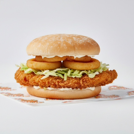 Perifry's Chicken Ring Burger 🐔🧅⭕🍔